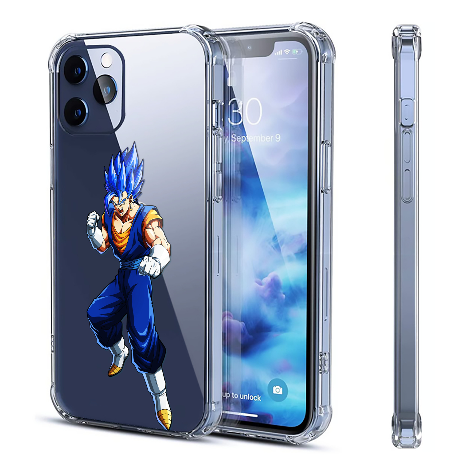 （画像用） ドラゴンボール ベジット DRAGON BALL Vegetto 【iPhone 12シリーズ対応】透明スマホケース（クリアソフトケース）